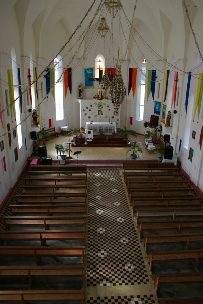 Interior of Makemo Church